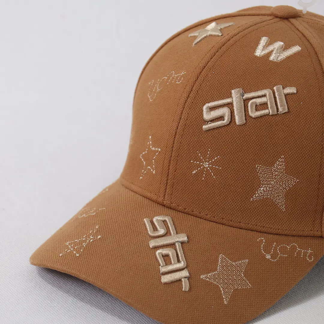 کلاه نقاب دار دخترانه قهوه ای مدل Star کد 466